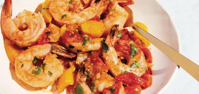 Shrimp A La Tomatoes