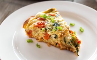 Breakfast Spinach-Tomato Frittata