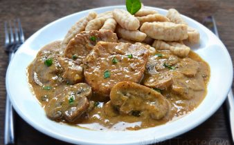 veal and mushrooms