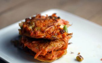 Carrot Scallion Latkes