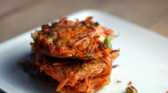 Carrot Scallion Latkes