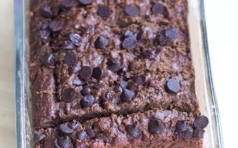 Gooey Chocolate Coconut Banana Bread