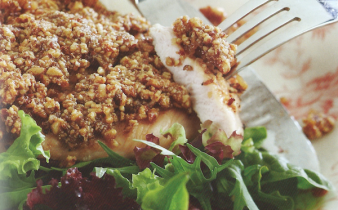 Honey-Nut-Crusted Turkey Cutlets