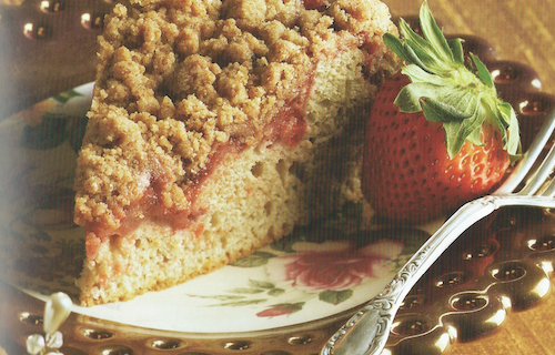 Strawberry Streusel Cake