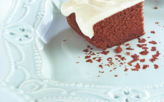 Frosted Honey-Chocolate Cake