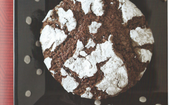 Giant Zebra Fudge Cookies